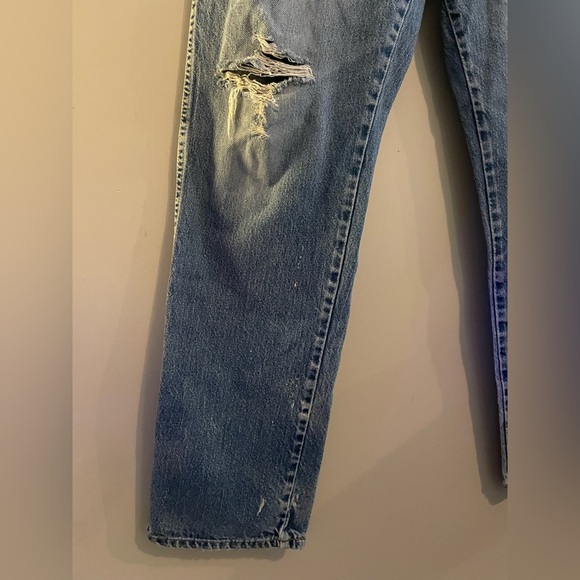 Dickies Distressed Dark Wash Denim Jeans - Picture 2 of 7